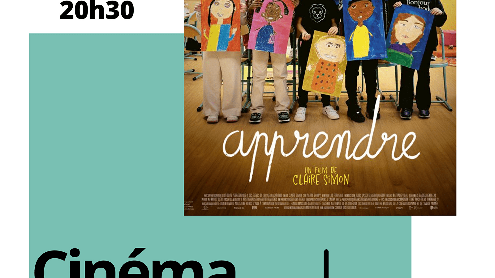 Cinéma  ' Apprendre' de Claire Simon- Bligny sur Ouche