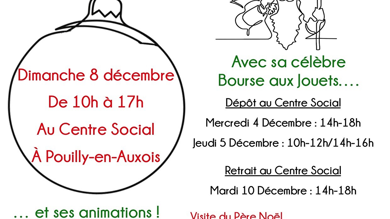 Marché de Noël et Bourse aux jouets Pouilly-en-Auxois